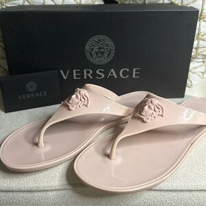 Versace Rubber Thong Sandals